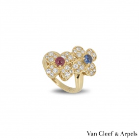 Van Cleef & Arpels Yellow Gold Trefle Ring